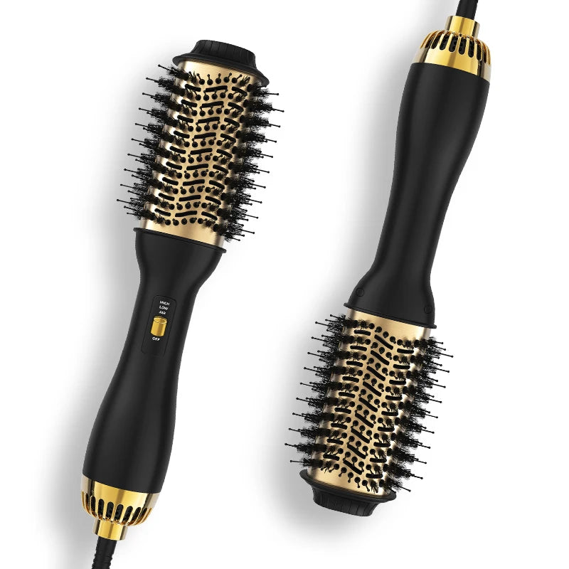 **Cepillo Térmico 3 en 1 para Cabello Rizado, Afro y Voluminoso Alizz 3.0™**