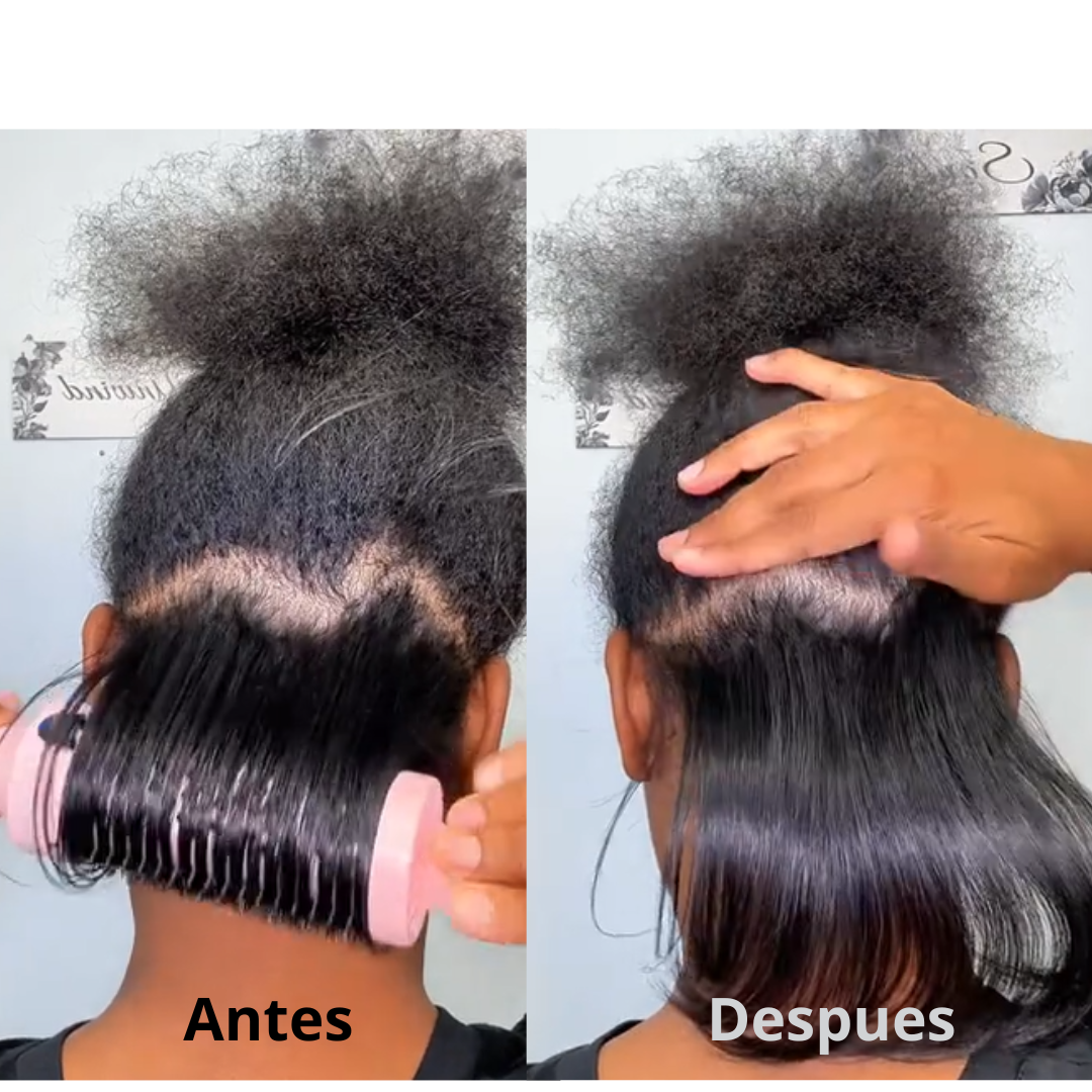 **Cepillo Térmico 3 en 1 para Cabello Rizado, Afro y Voluminoso Alizz 3.0™**